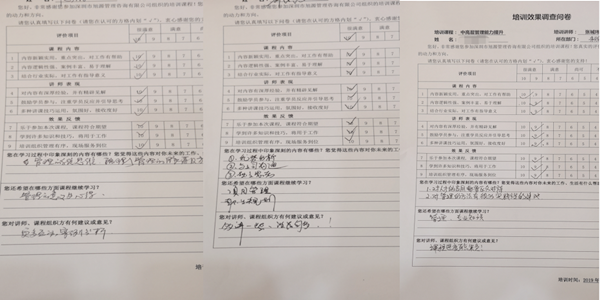旭源培訓(xùn)效果調(diào)查問(wèn)卷